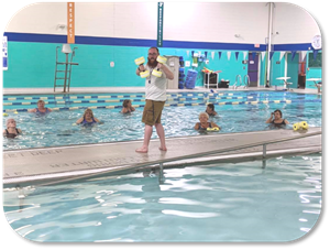 water exercise class