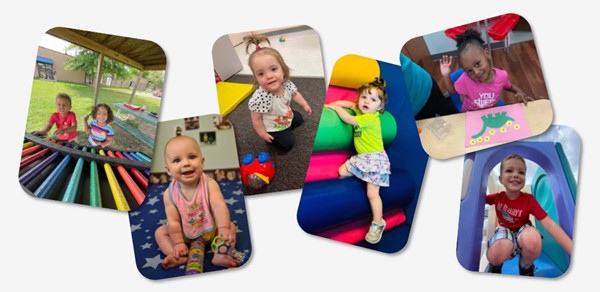 children playing at day care